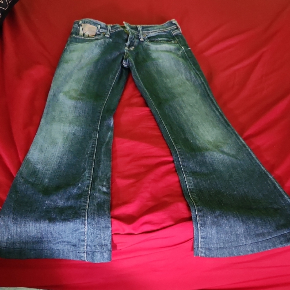 Women's Blue Jeans Low Waist Syretvh